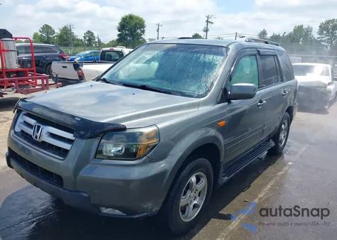 2007 Honda Pilot Ex-L from USA, damaged, VIN 5FNYF28527B005645